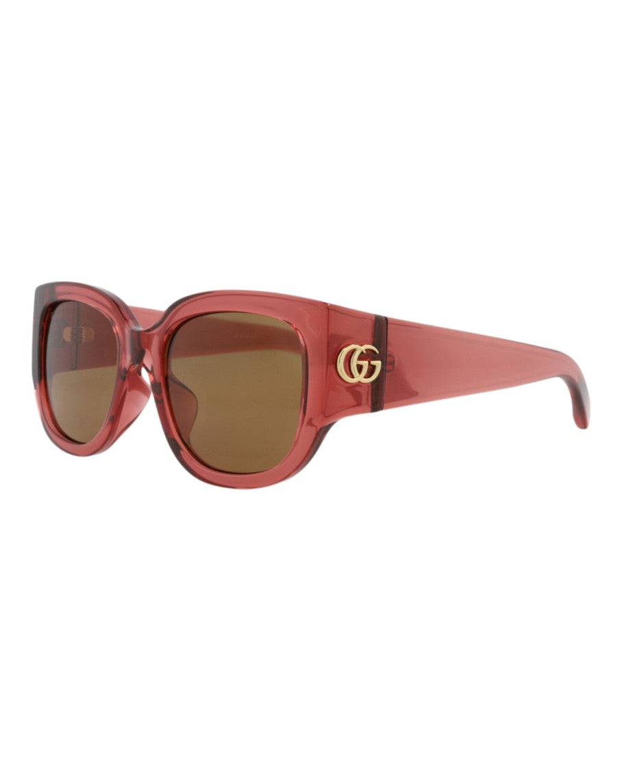 Gucci Round-Frame Injection Sunglasses