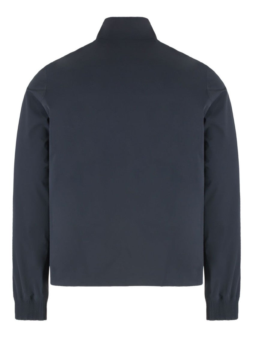 Rrd High Collar Men's Jacket With Full Zipper