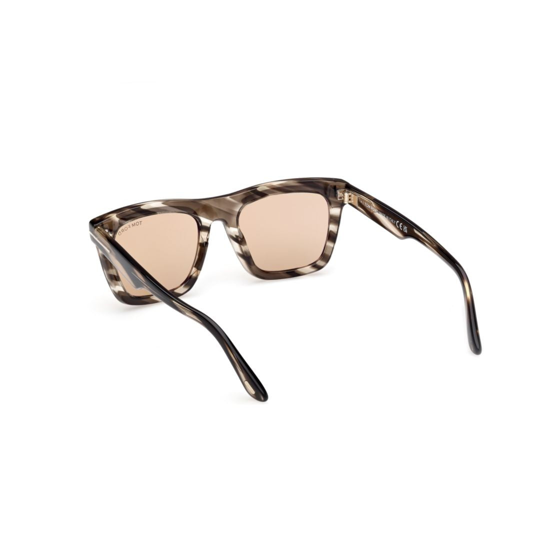 Tom Ford Ft1207 Tortoiseshell Square Frame Sunglasses