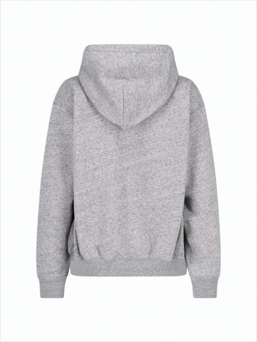 Polo Ralph Lauren Heather Grey Hoodie With Playful Bear Graphic