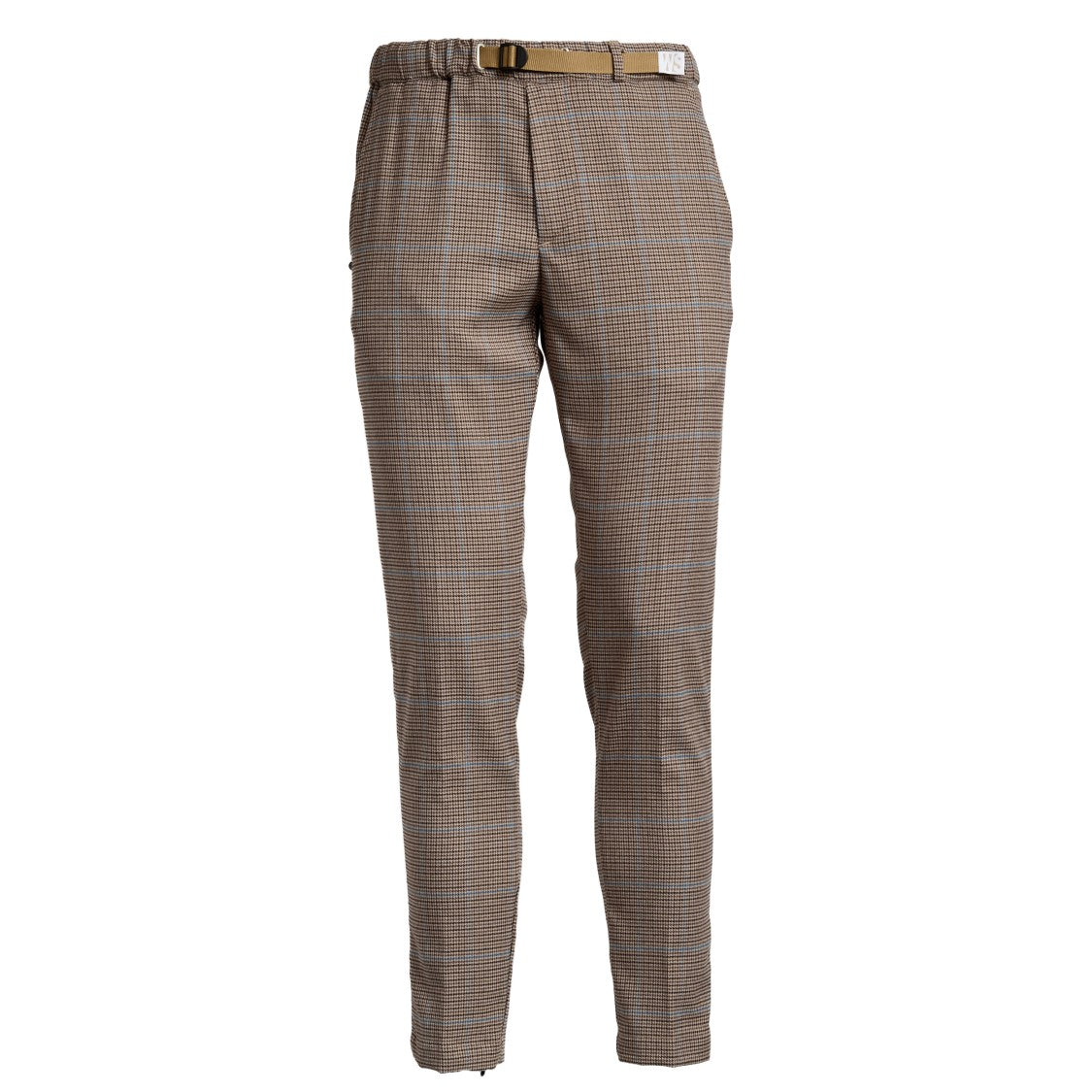 White Sand Checked Houndstooth Trousers