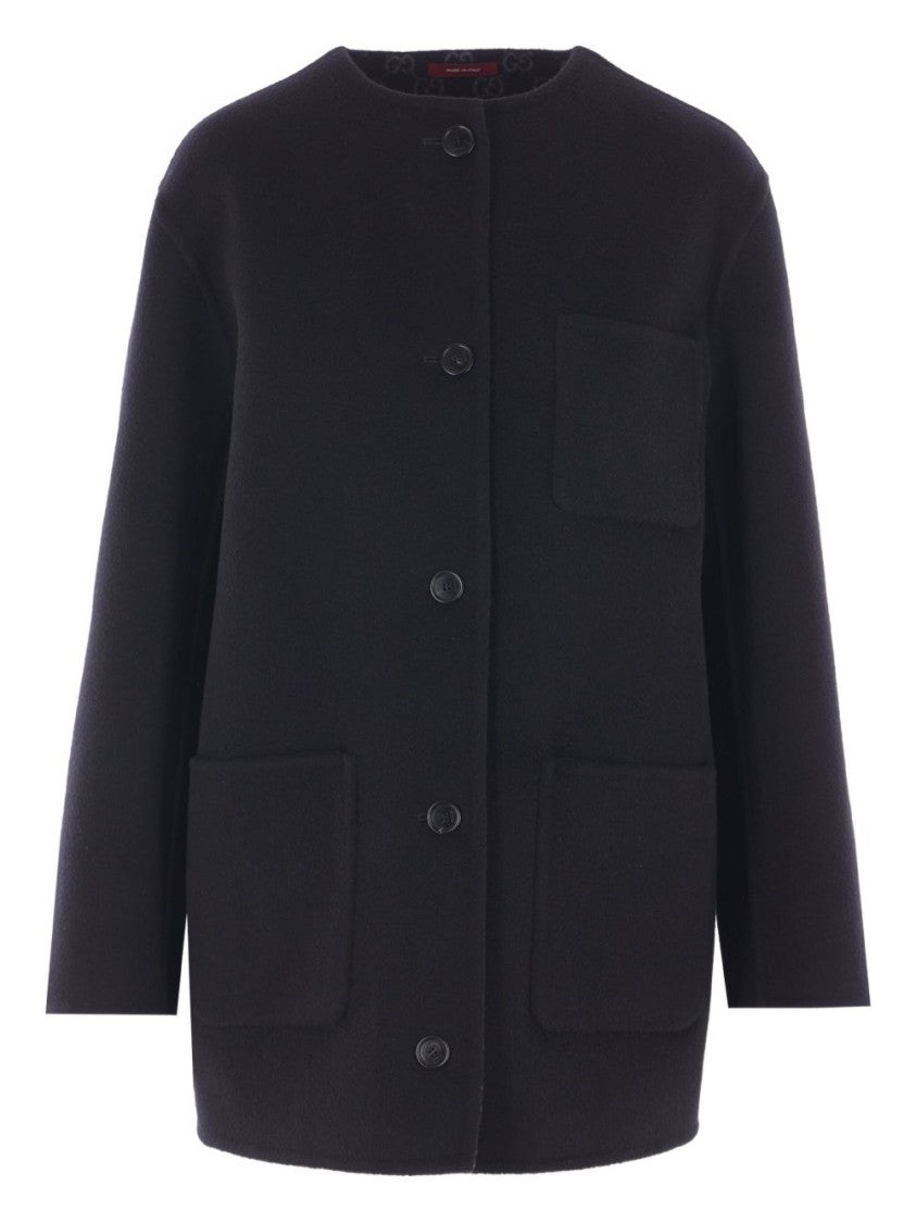 Gucci Reversible Wool Silk Jacket