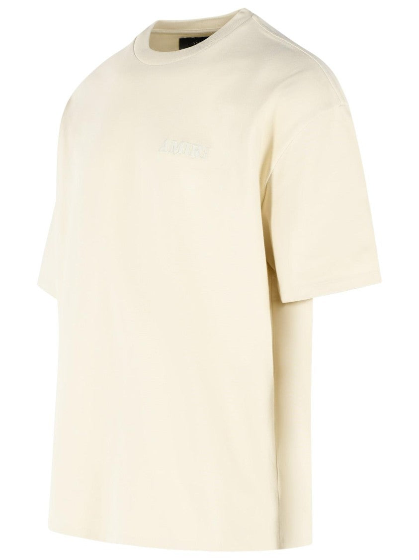 Amiri Beige Cotton T-Shirt