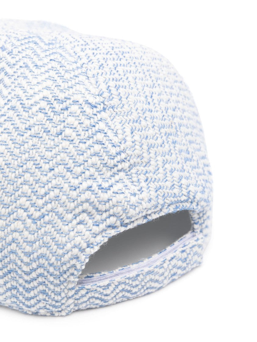 Eleventy Textured Blue Baseball Hat