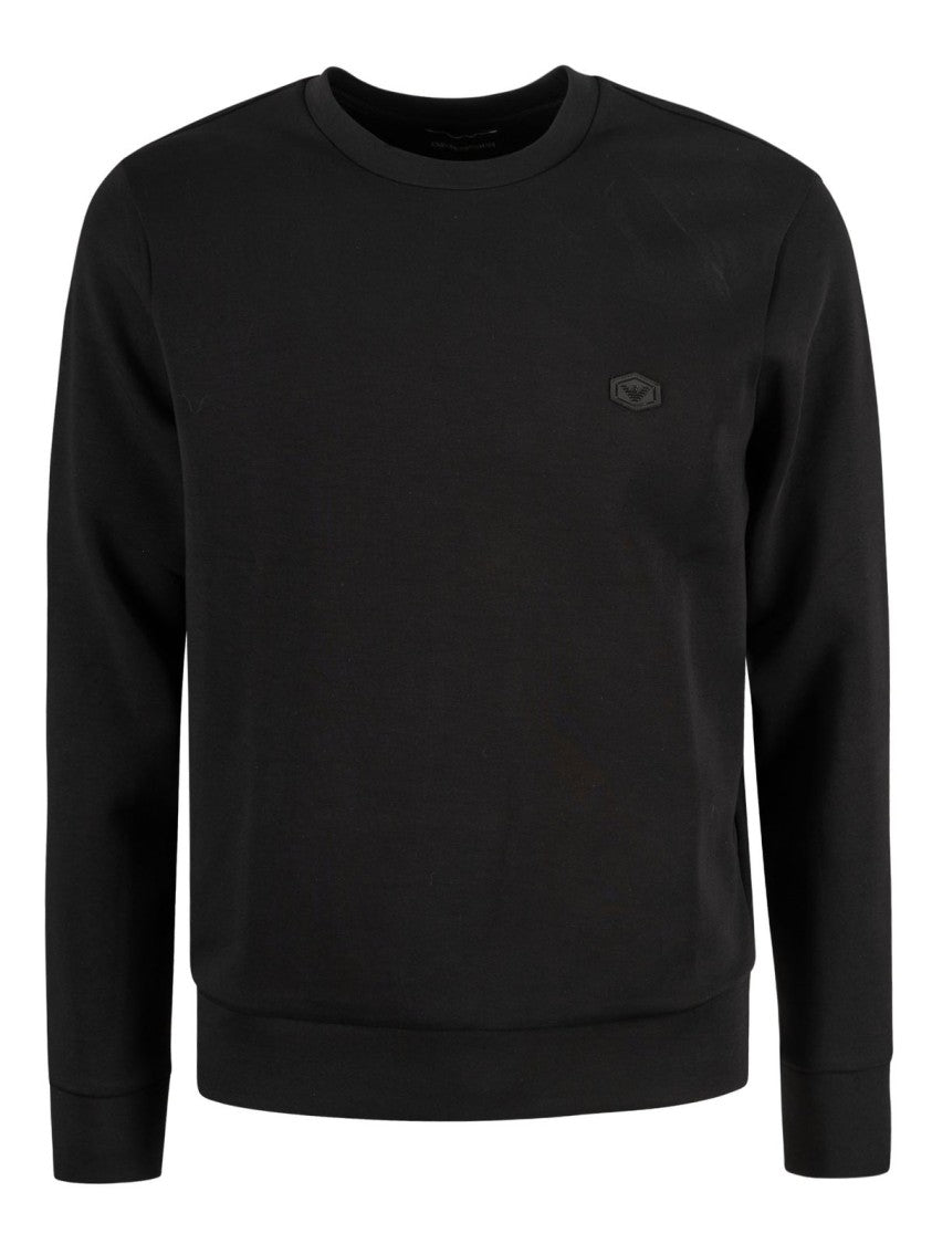 Emporio Armani Tailored Black Crewneck Sweatshirt