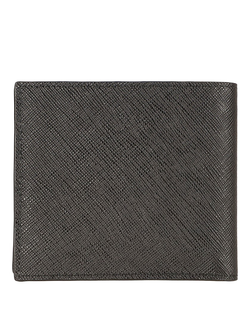 Prada Textured Saffiano Leather Bifold Wallet