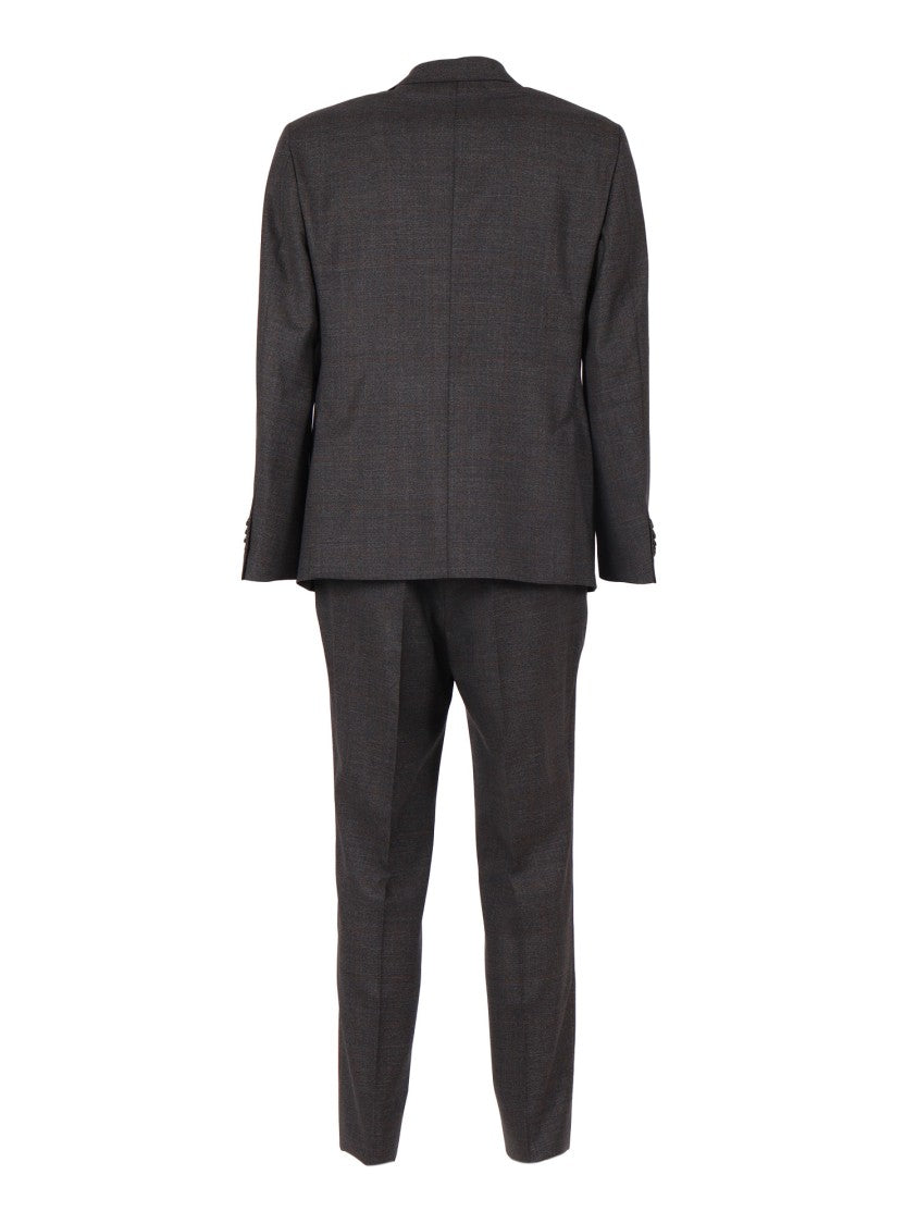 Luigi Bianchi Tailored Virgin Wool Suit With Structured Silhouette