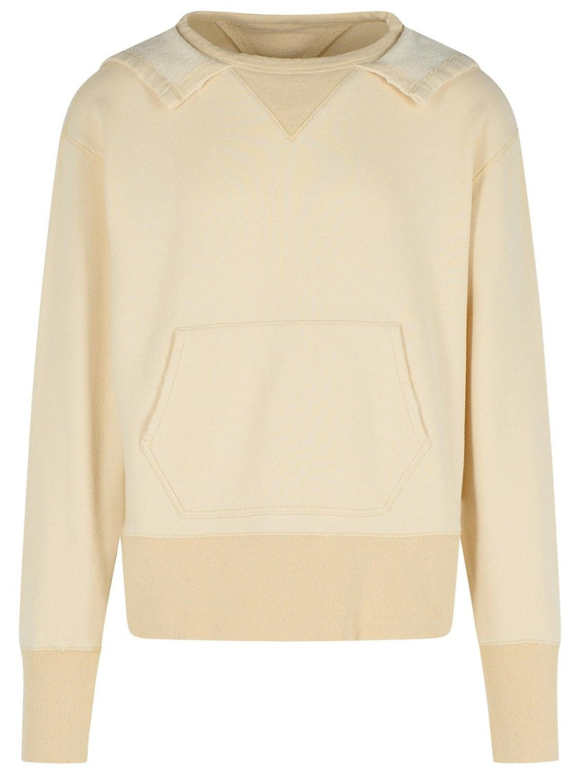Maison Margiela Pilling' Cream Cotton Sweater