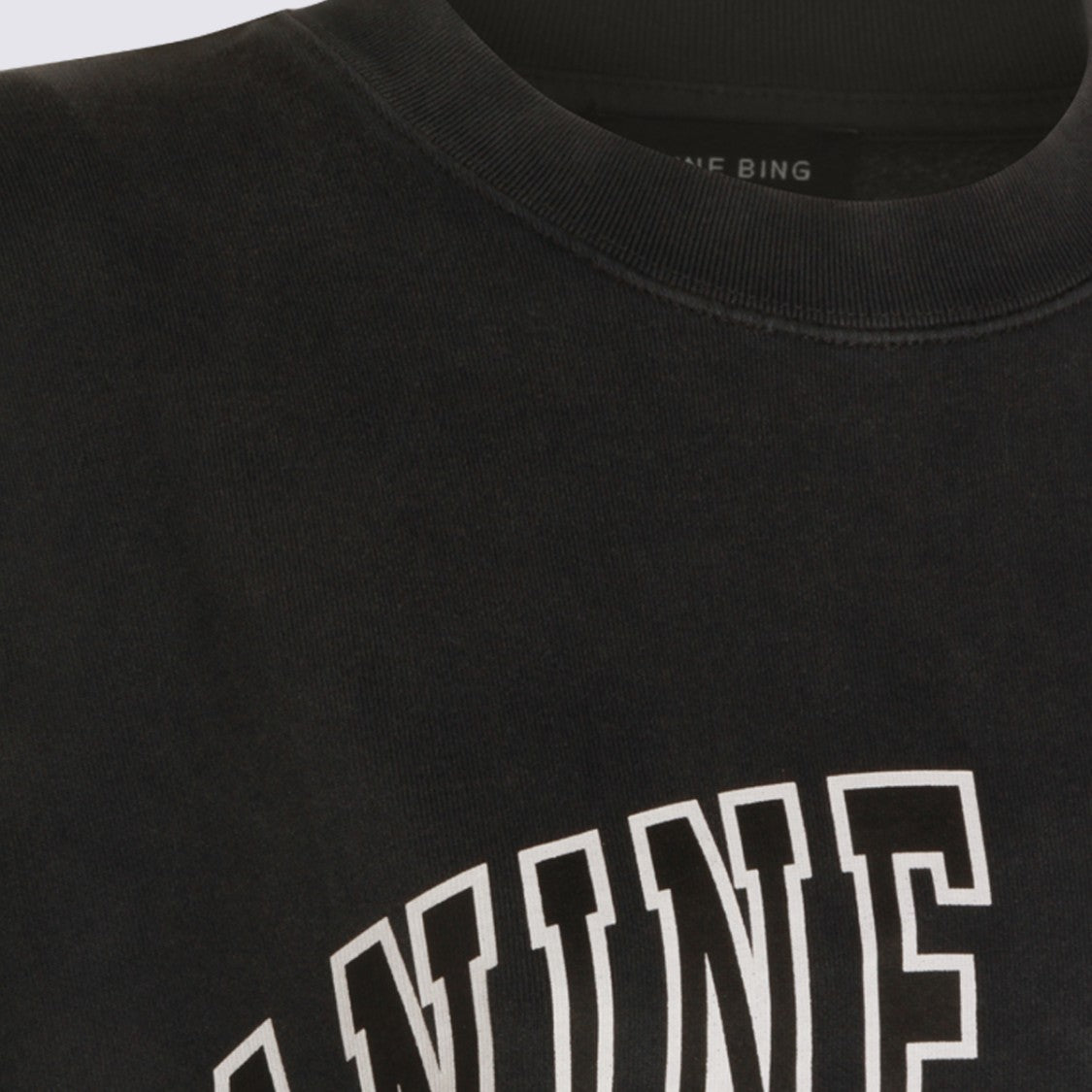 Anine Bing Relaxed Fit Sweatshirt With Vintage Graphic Design
