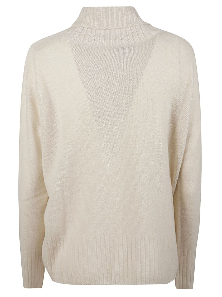 Edoardo Gori Cashmere Nuvolino Refined Pure Cashmere Turtleneck Sweater