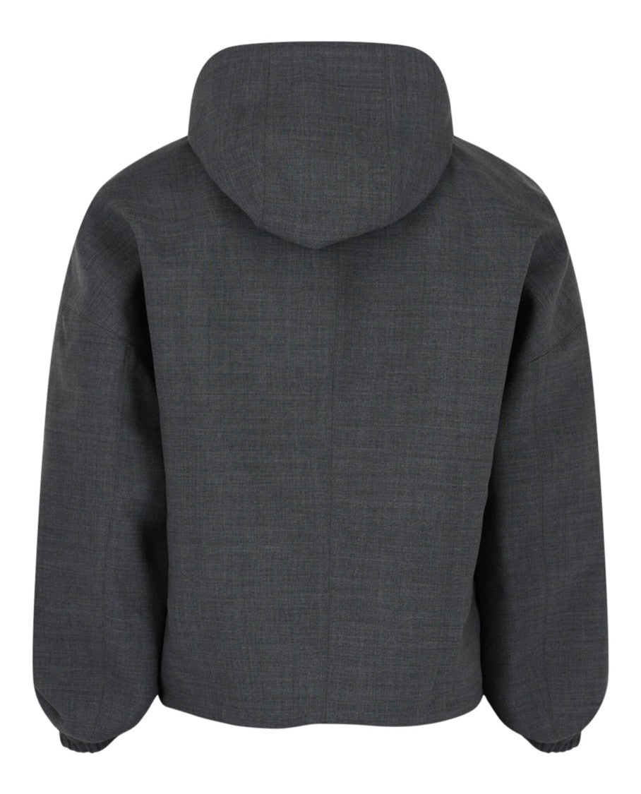 Ferragamo Wool Zip-Up Jacket