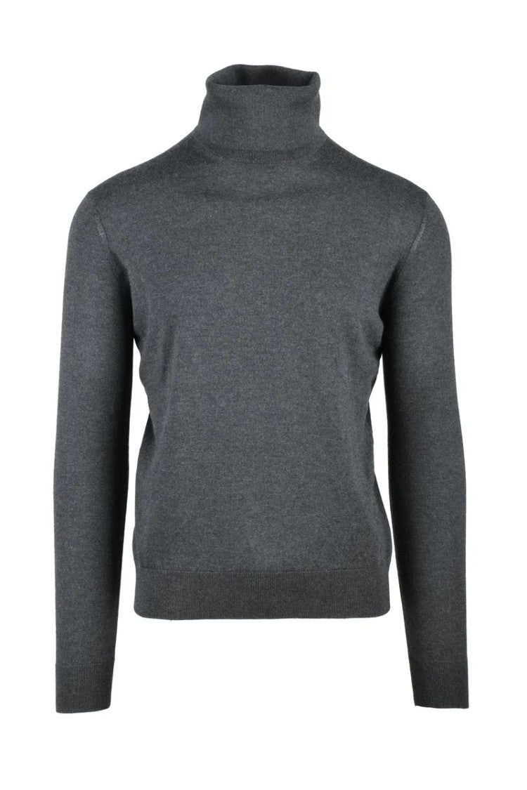Alpha Studio Turtleneck Sweater - Grey