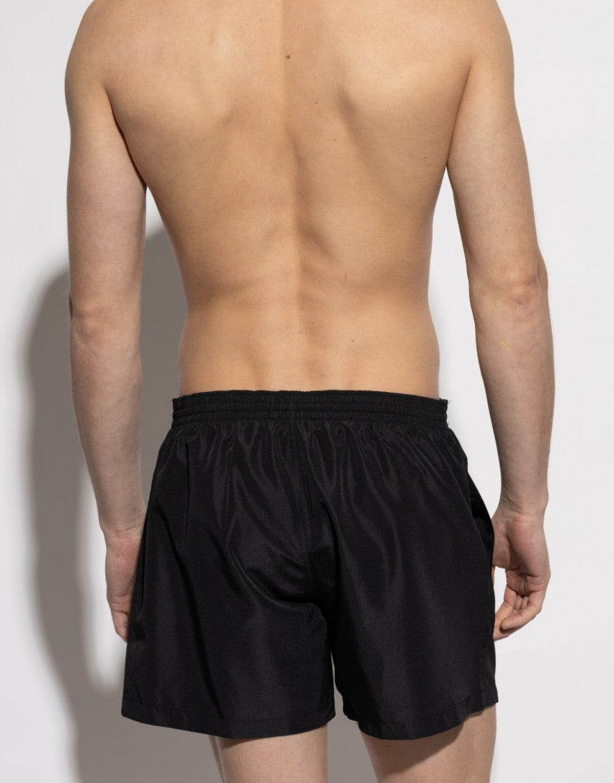 Balmain Embroidered Logo Swim Shorts