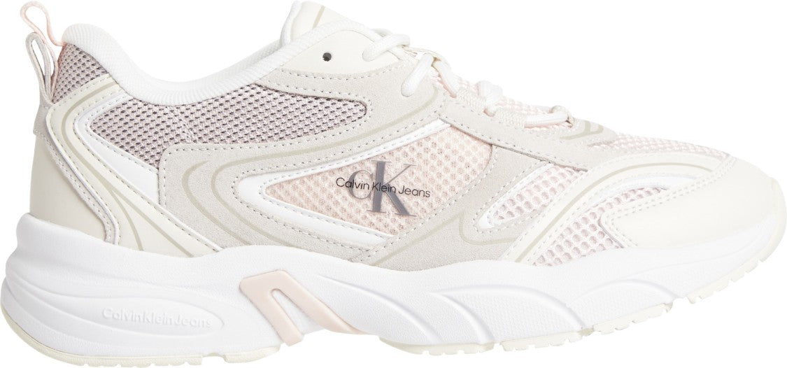 Calvin Klein Pink Sneakers With Modern Silhouette