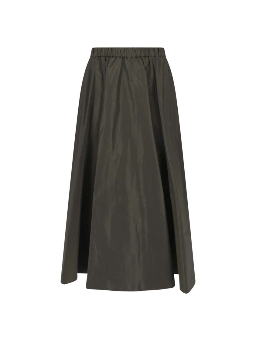 Aspesi Green Technical Midi Skirt