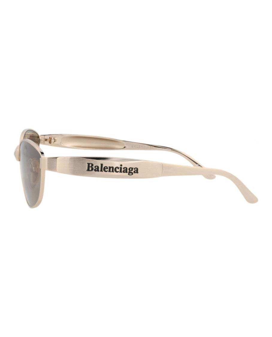 Balenciaga Cat Eye-Frame Metal Sunglasses