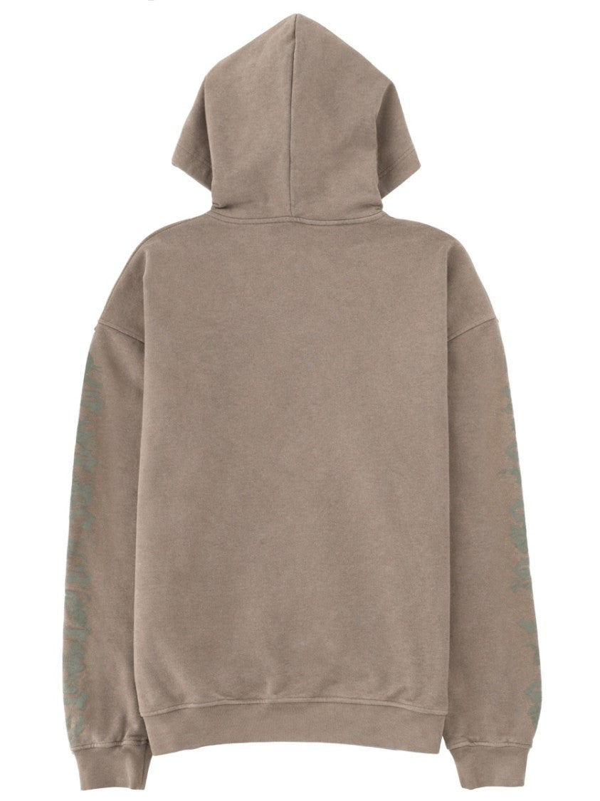 Diesel Cotton Hemp Graphic Logo Hoodie