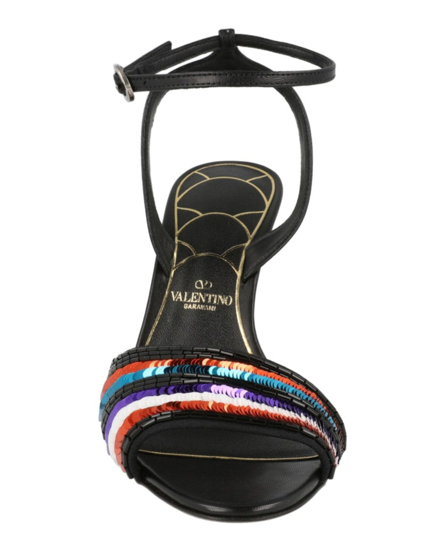 Valentino Ladycrush Sequin Sandals