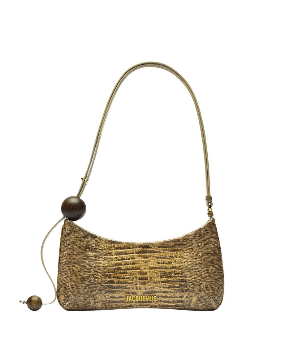 Jacquemus Shoulder Bag With Unique Sphere Detail And Zip Closure