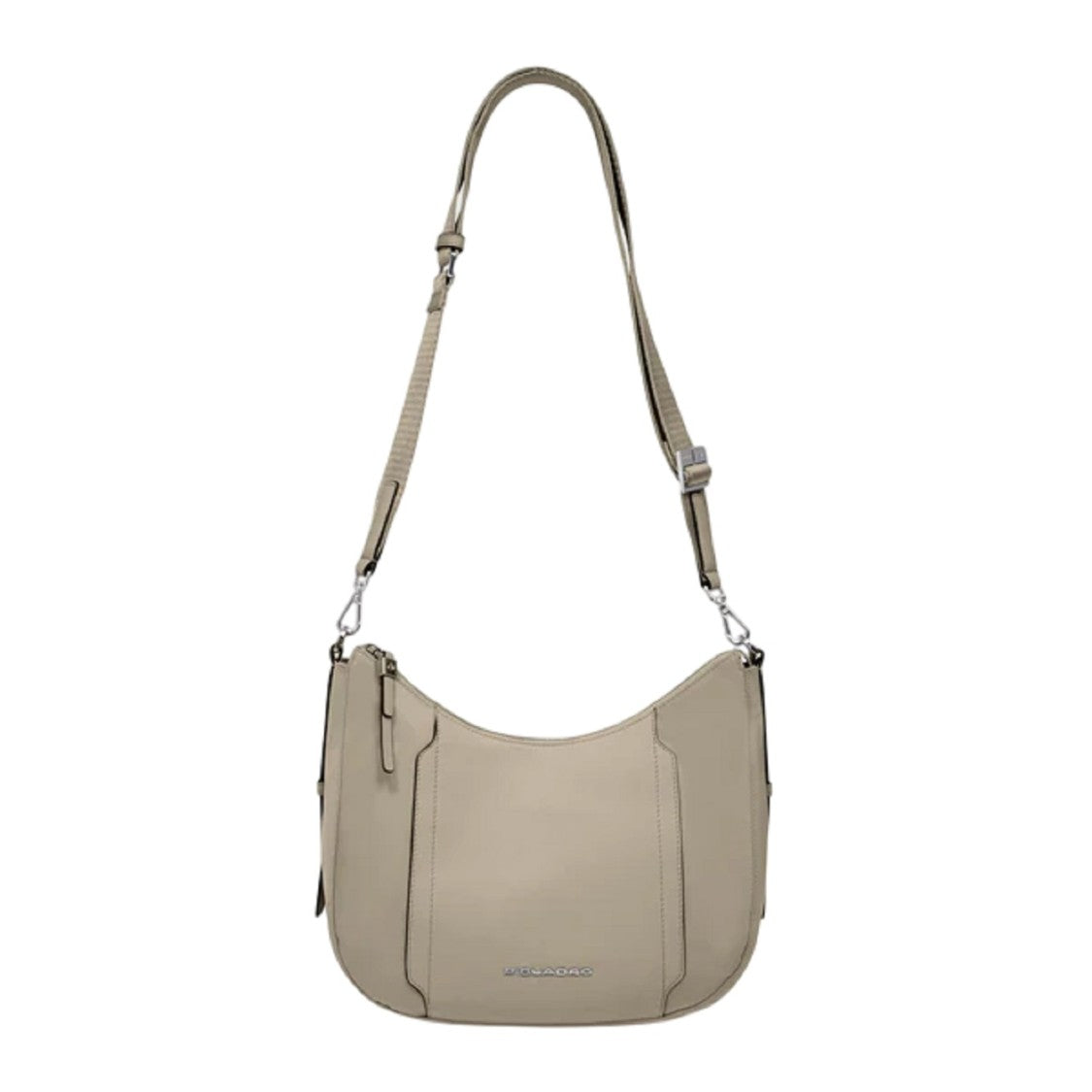 Piquadro Beige Shoulder Bag With Adjustable Strap