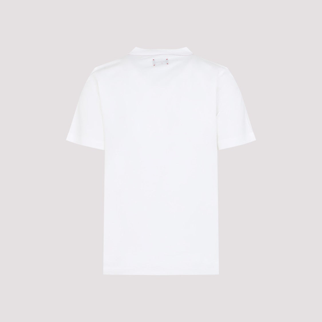 Kiton Crisp White T-Shirt With Subtle Branding
