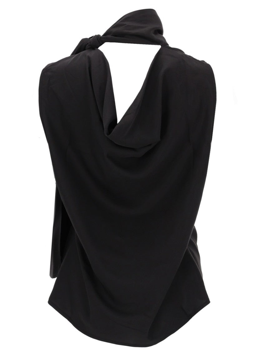 Our Legacy Top Virtuous Draped Scarf Tank