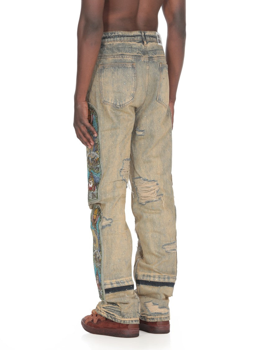 Who Decides War Unfurled Cotton Jeans