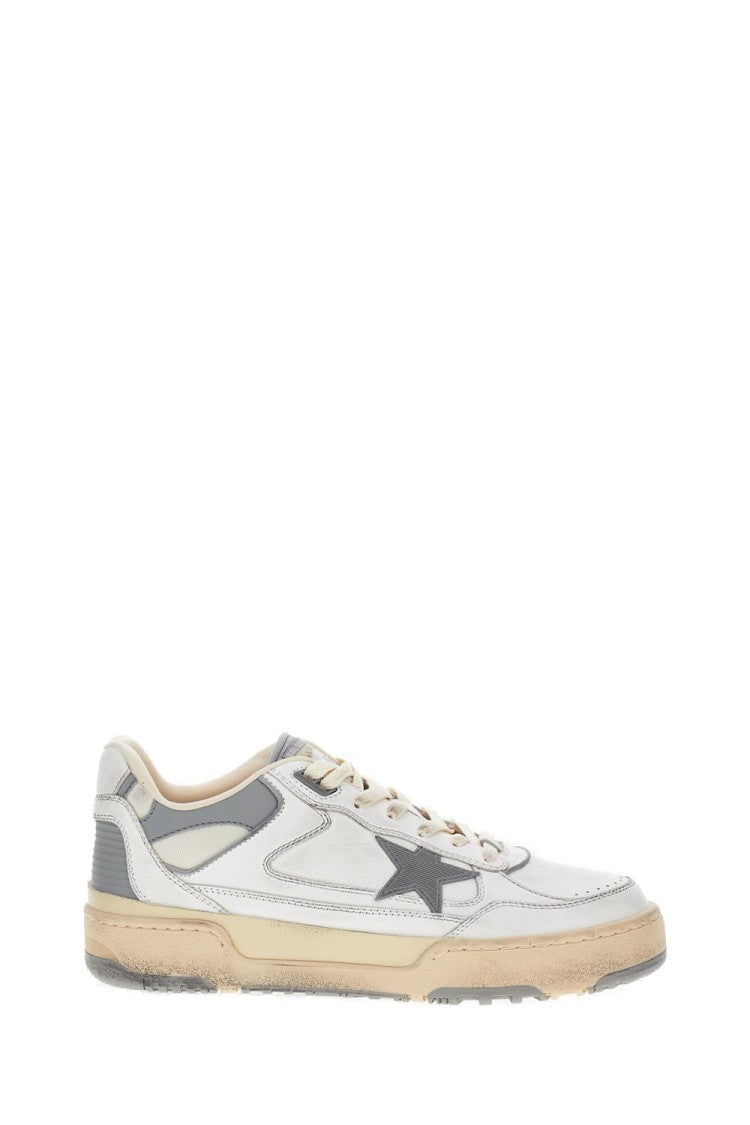 Golden Goose Vintage Leather Sneakers With Iconic Side Star Detail