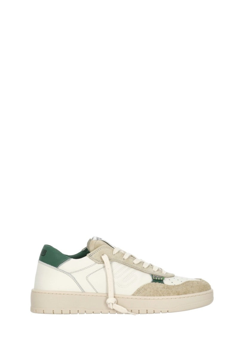 Evenu Equal White Suede Low-Top Sneakers
