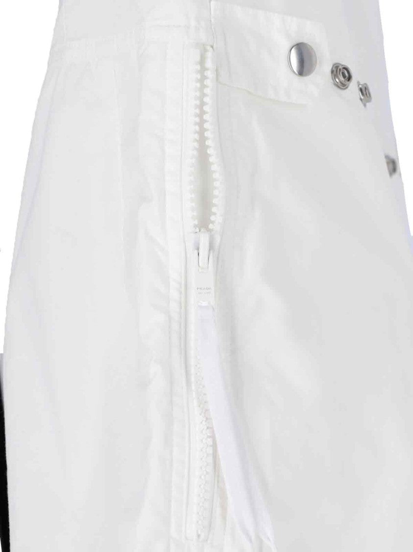 Prada Convertible Logo Tracksuits – White