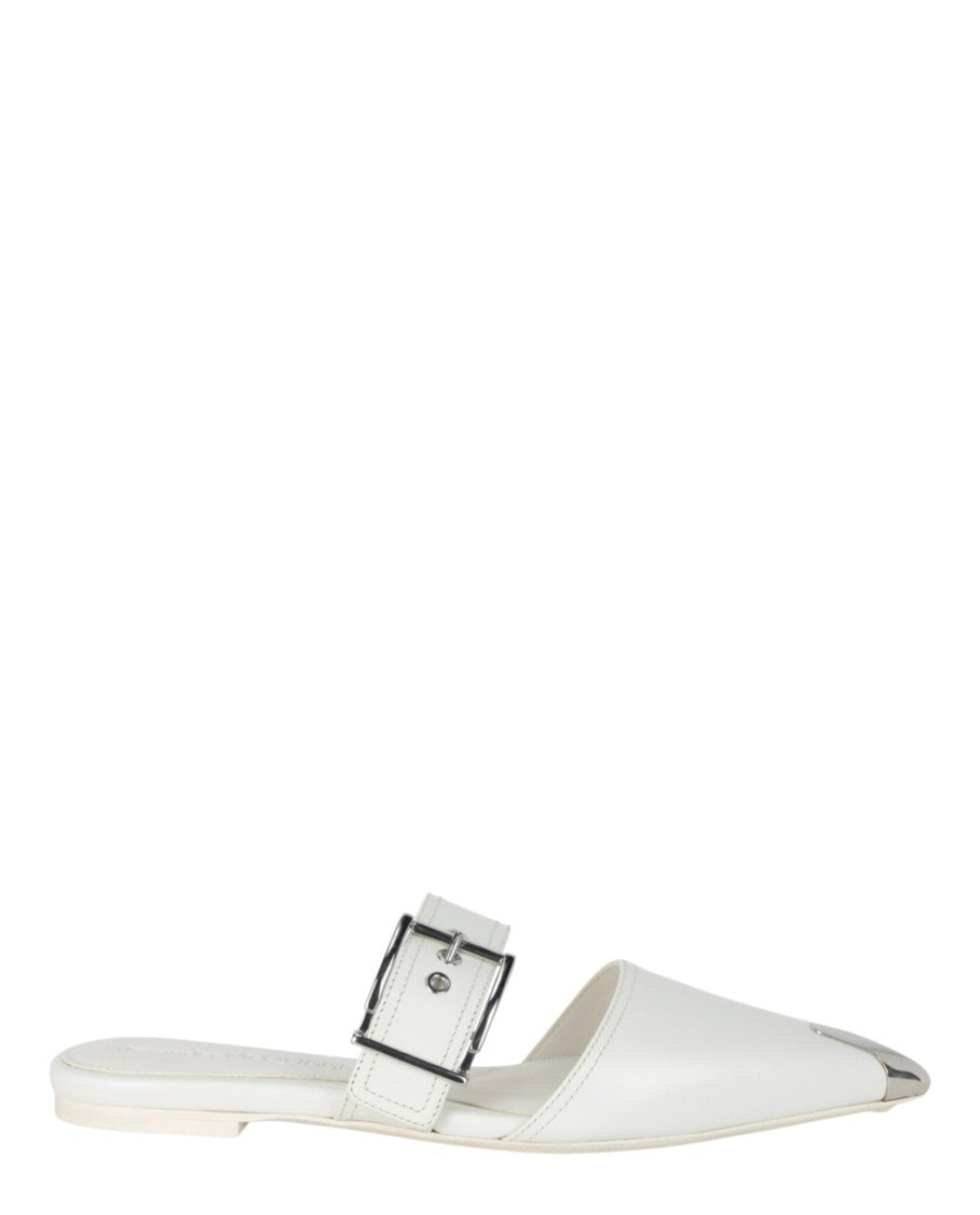Alexander Mcqueen Punk Leather Flats