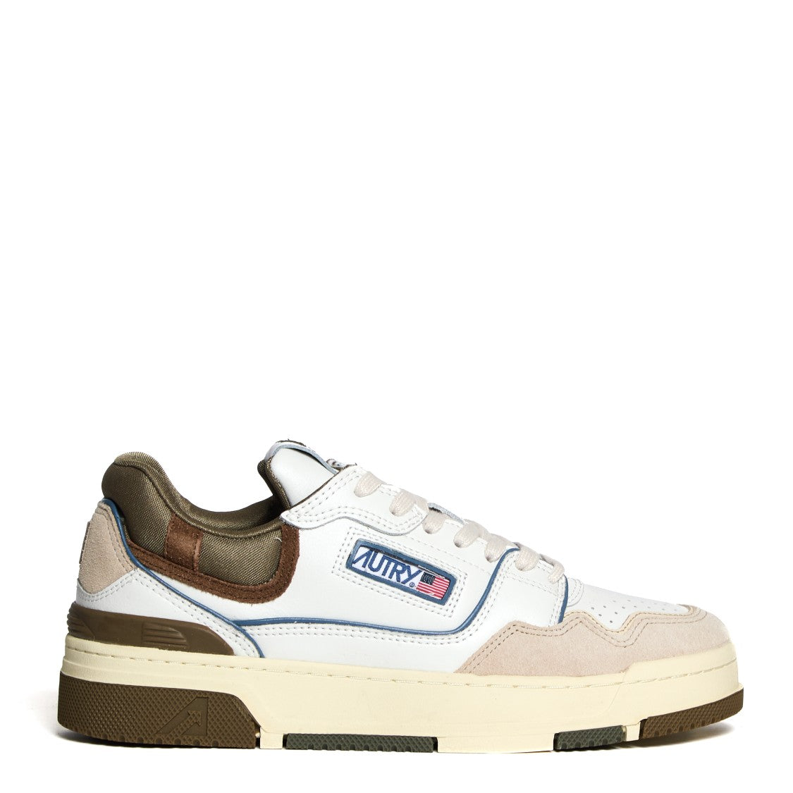 Autry Crafted Leather And Suede Low-Top Sneakers