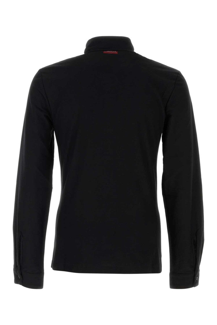 Diesel Black Stretch Cotton Blend S-Sun-Plain Shirt