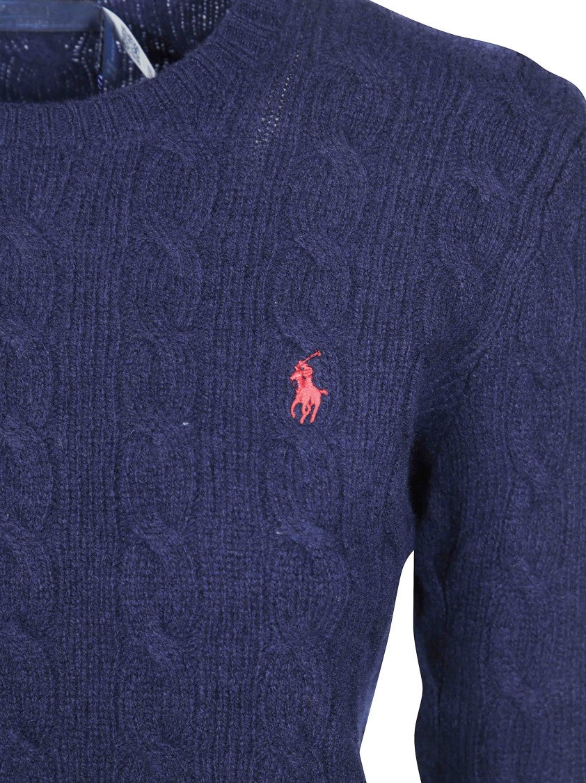 Polo Ralph Lauren Long Sleeve-Pullover Cable Knit Logo Sweater