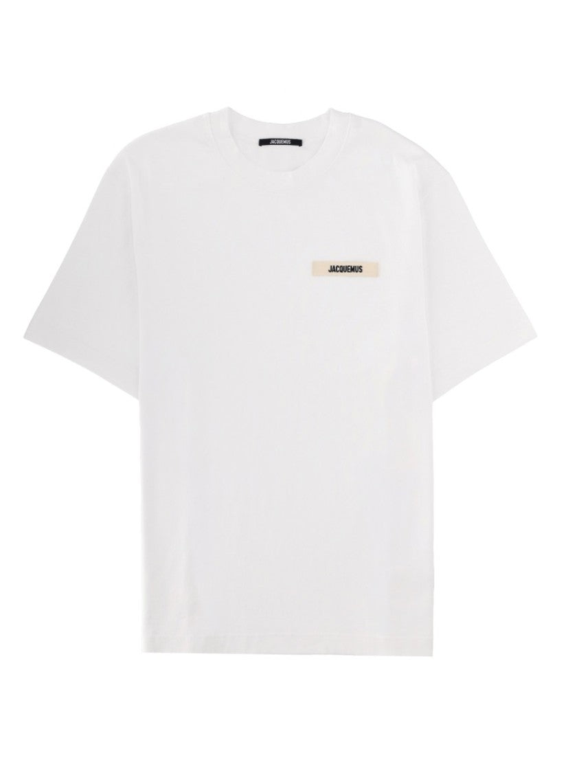 Jacquemus Neutral The Grosgrain Short-Sleeve Cotton Shirt