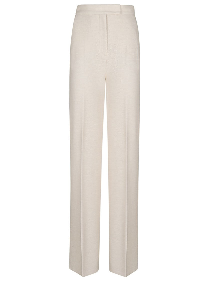 Max Mara Pure Wool Piquet Trousers
