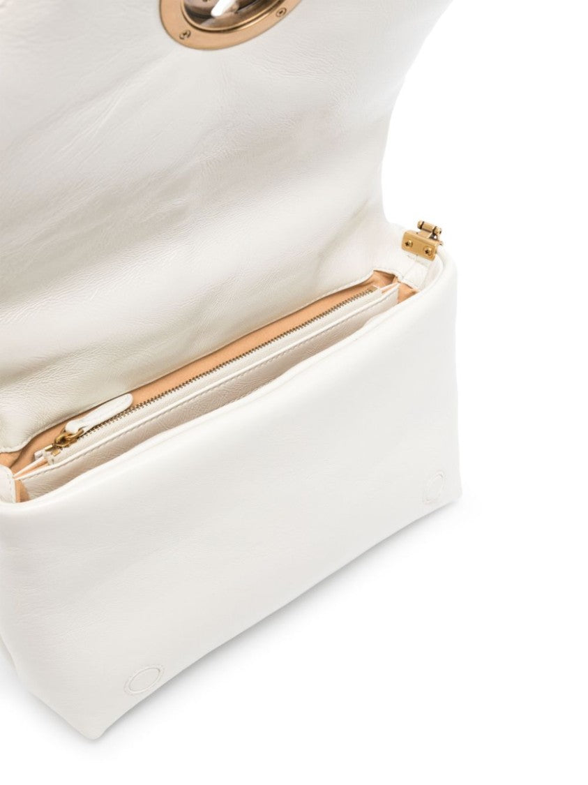 Pinko Love Leather Crossbody Bag