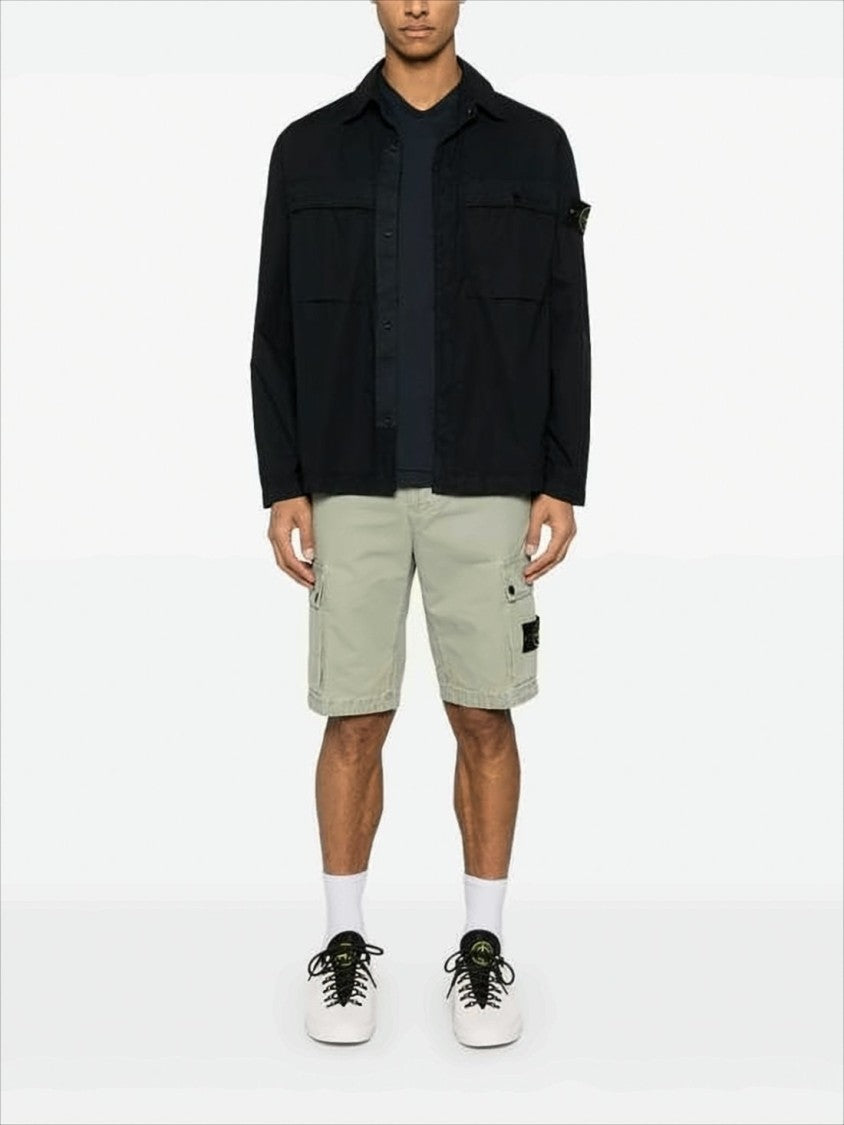 Stone Island Long-Sleeve Shirt With Concealed Placket