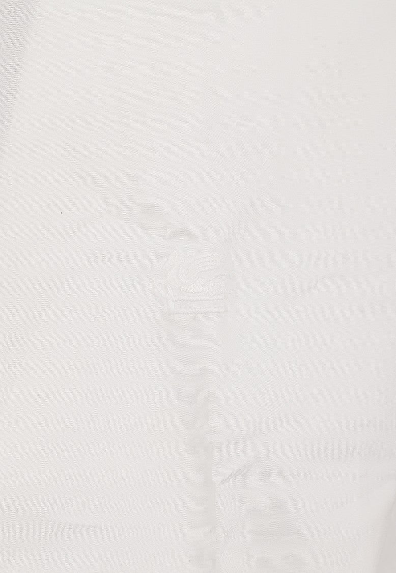 Etro Pure Cotton Shirt With Pegasus Embroidery