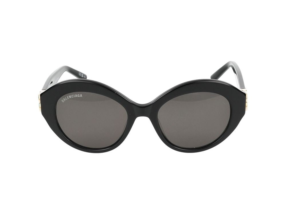 Balenciaga Sunglasses Bb0133s 001 Black Gold Grey 52/19/145