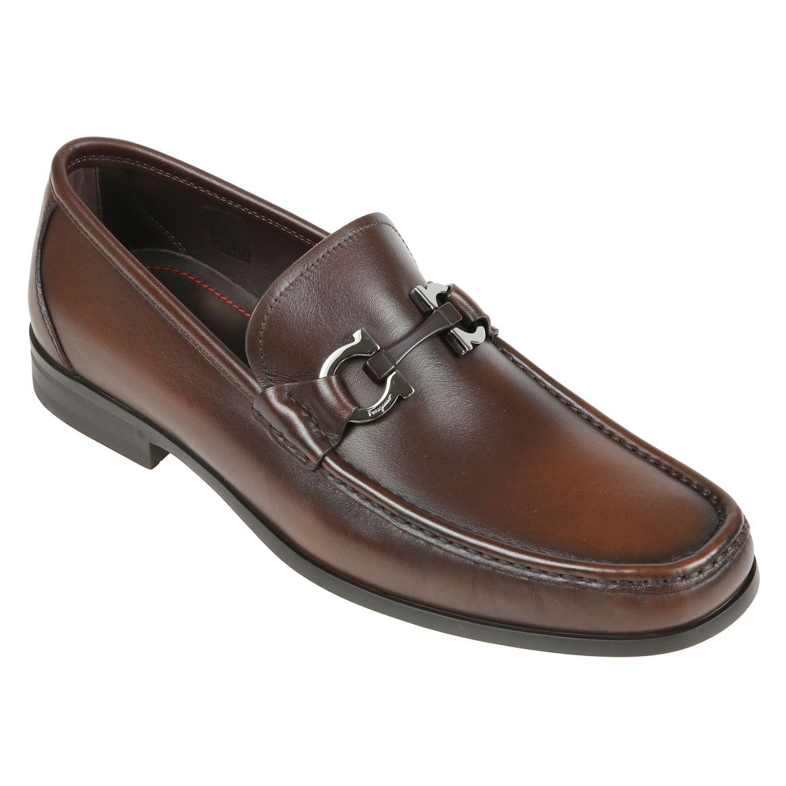 Ferragamo Gancini Loafers Rubber Sole