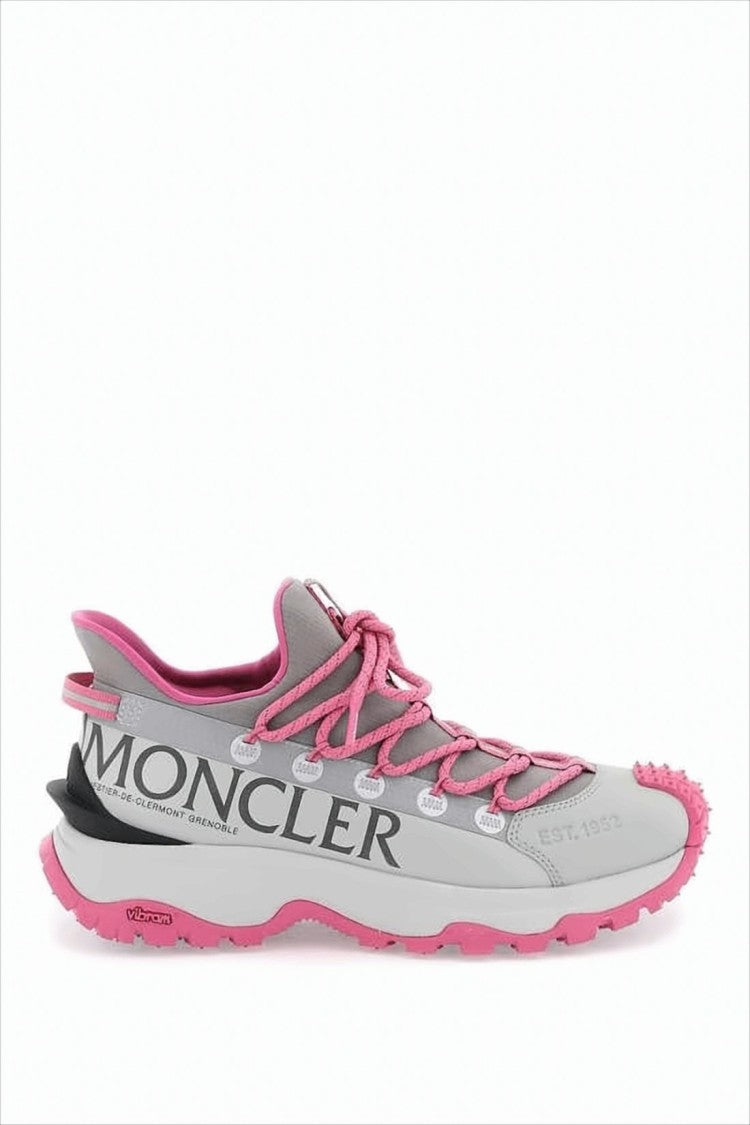 Moncler Sporty Polyamide Sneakers With Vibrant Accents