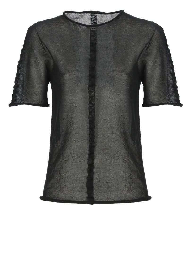 Uma Wang Black Cotton T-Shirt