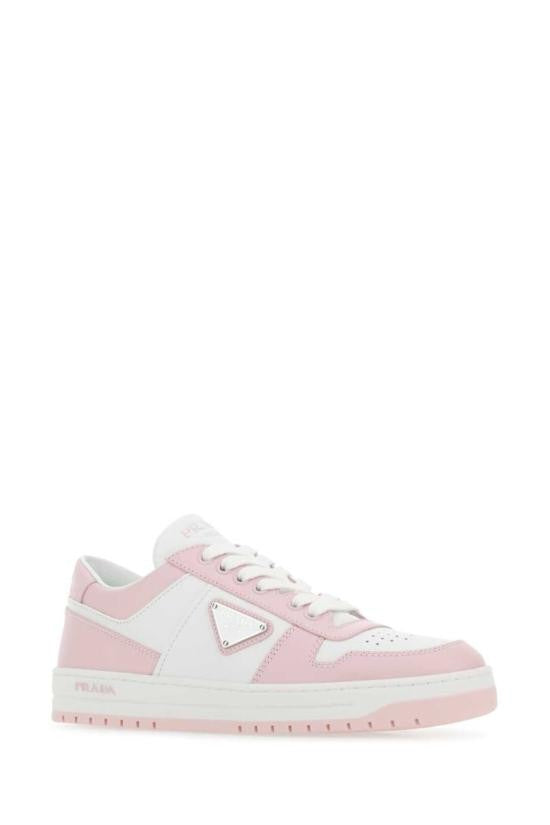 Prada Pink Downtown Bold Leather Sneakers