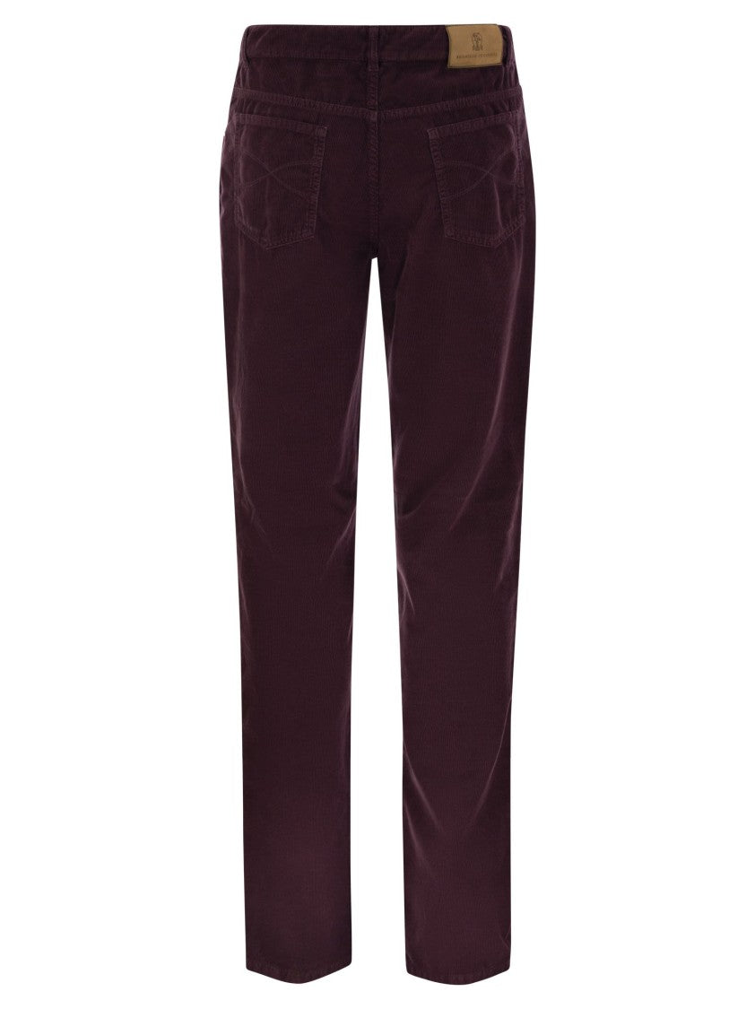 Brunello Cucinelli Five-Pocket Italian Fit Trousers