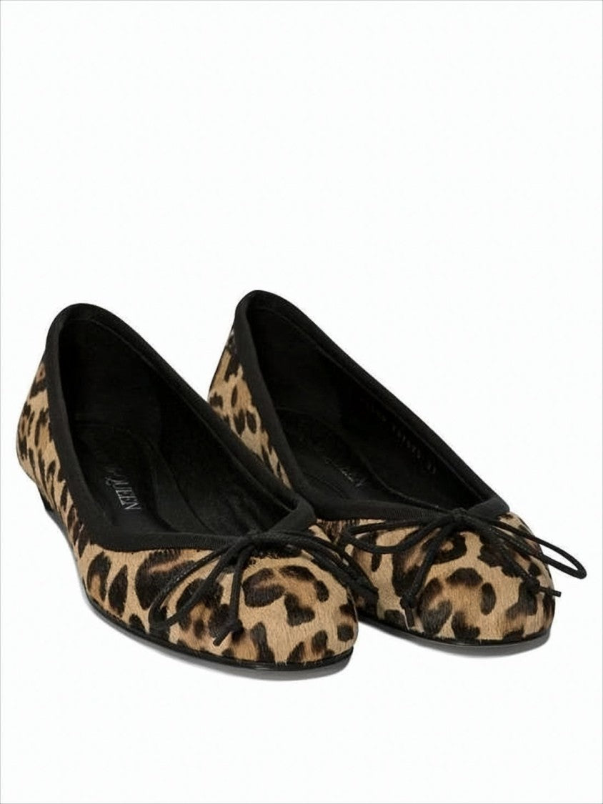 Alexander Mcqueen Leopard Print Ballet Flats