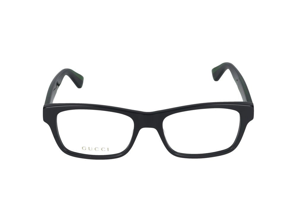 Gucci Eyeglasses Gg0006on 002 Black Green Transparent 53/18/145