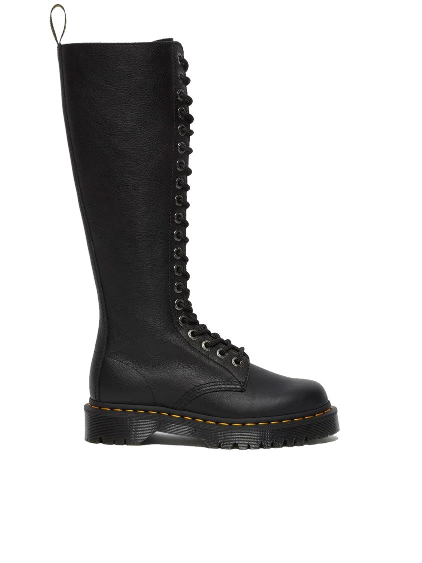 Dr. Martens Black 1B60 Bex Tall Leather Lace-Up Boots