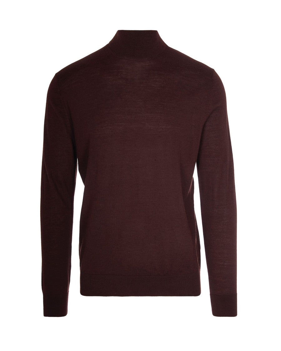 Ballantyne Tobacco Wool Turtleneck