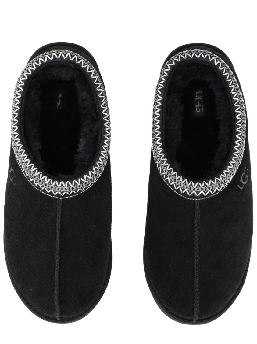 Ugg Slip-On Slipper With Decorative Zigzag Stitch And Textured Sole